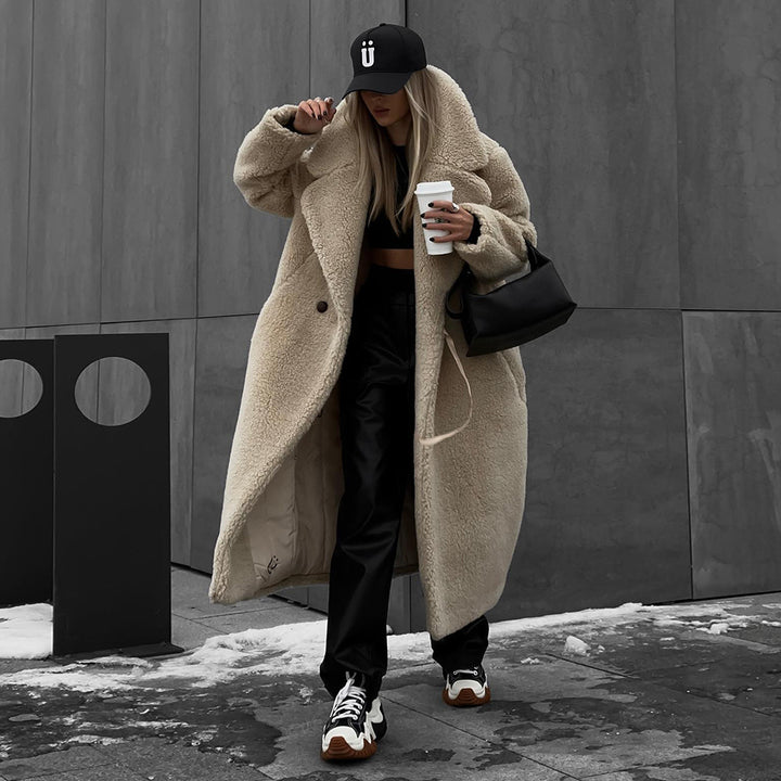 Damer Mysig Oversized Pälskappa Mirla-Eva Jonsson
