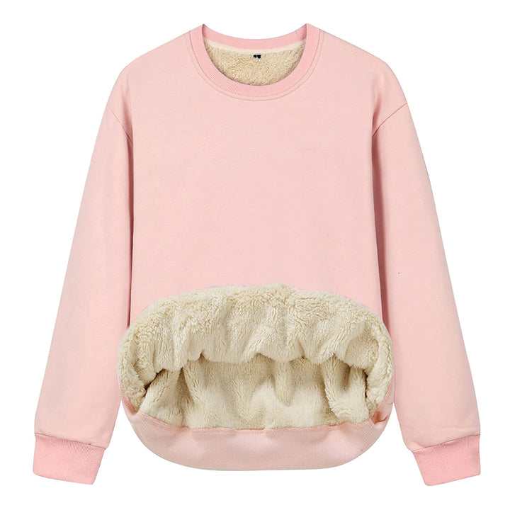 Damer Mysig Oversized Tröja med Fleece-foder Mirla-Eva Jonsson