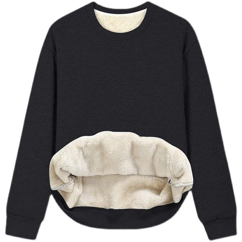 Damer Mysig Oversized Tröja med Fleece-foder Mirla-Eva Jonsson