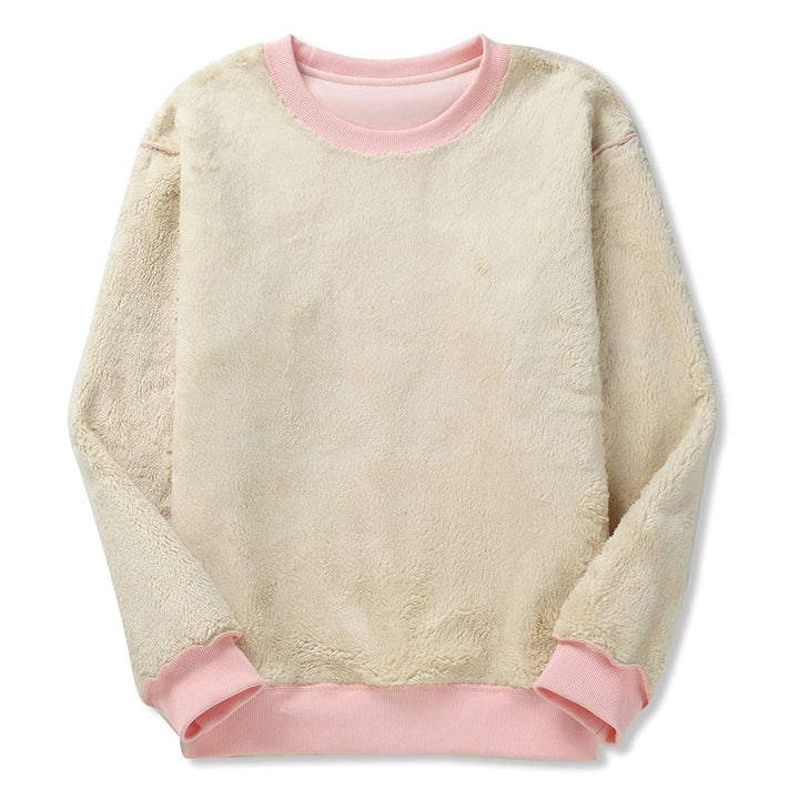 Damer Mysig Oversized Tröja med Fleece-foder Mirla-Eva Jonsson