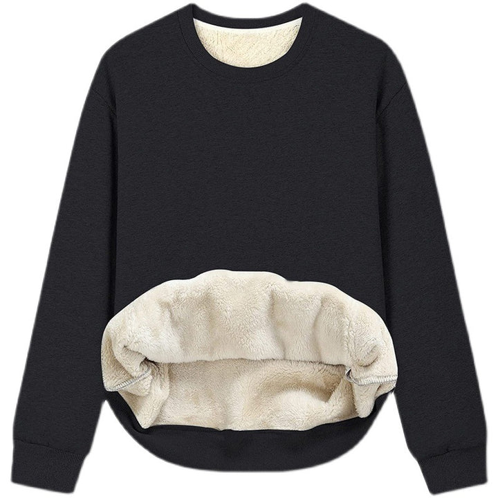 Damer Mysig Oversized Tröja med Fleece-foder Mirla-Eva Jonsson