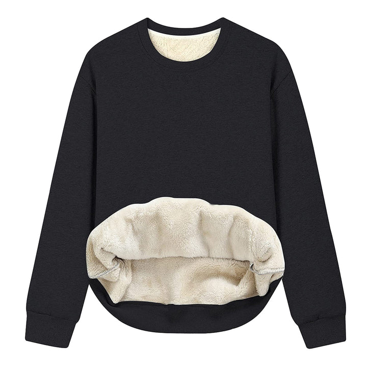 Damer Mysig Oversized Tröja med Fleece-foder Mirla-Eva Jonsson