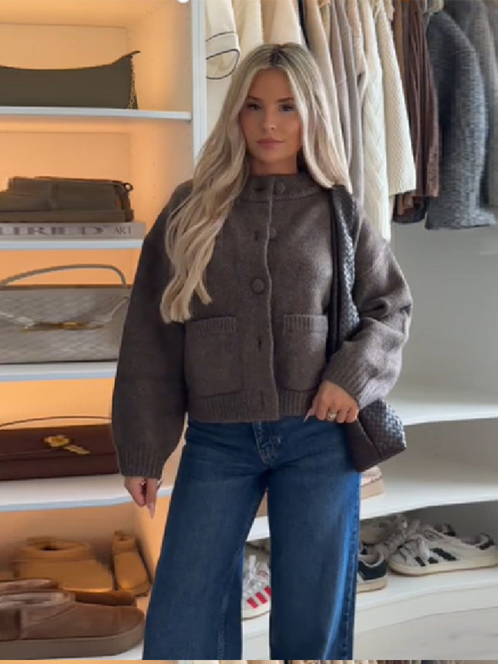Damer Mysig Stickad Kappa Mirla-Eva Jonsson