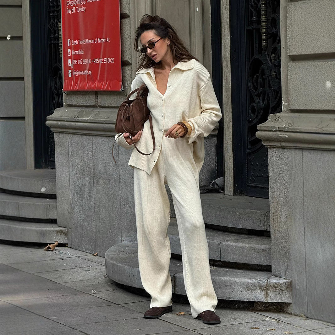Damer Mysig Stickad Set Mirla-Eva Jonsson
