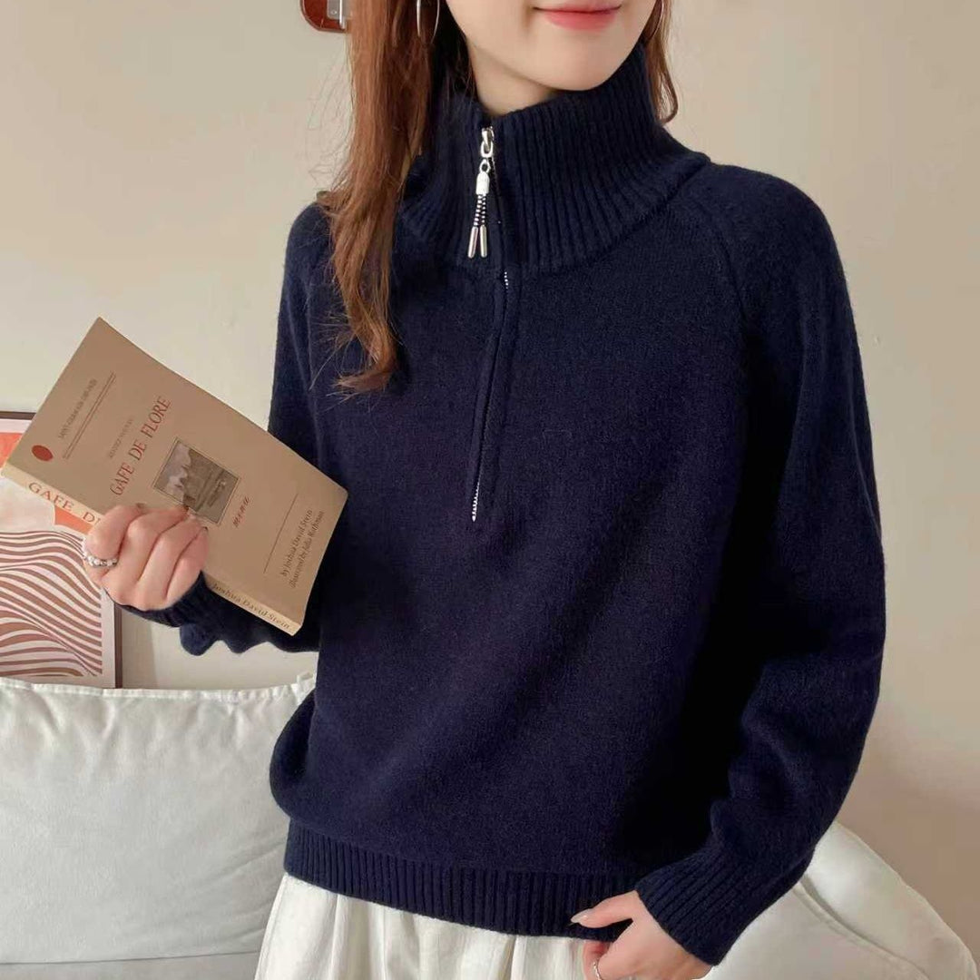 Damer Mysig Sweater med Hög Krage Mirla-Eva Jonsson