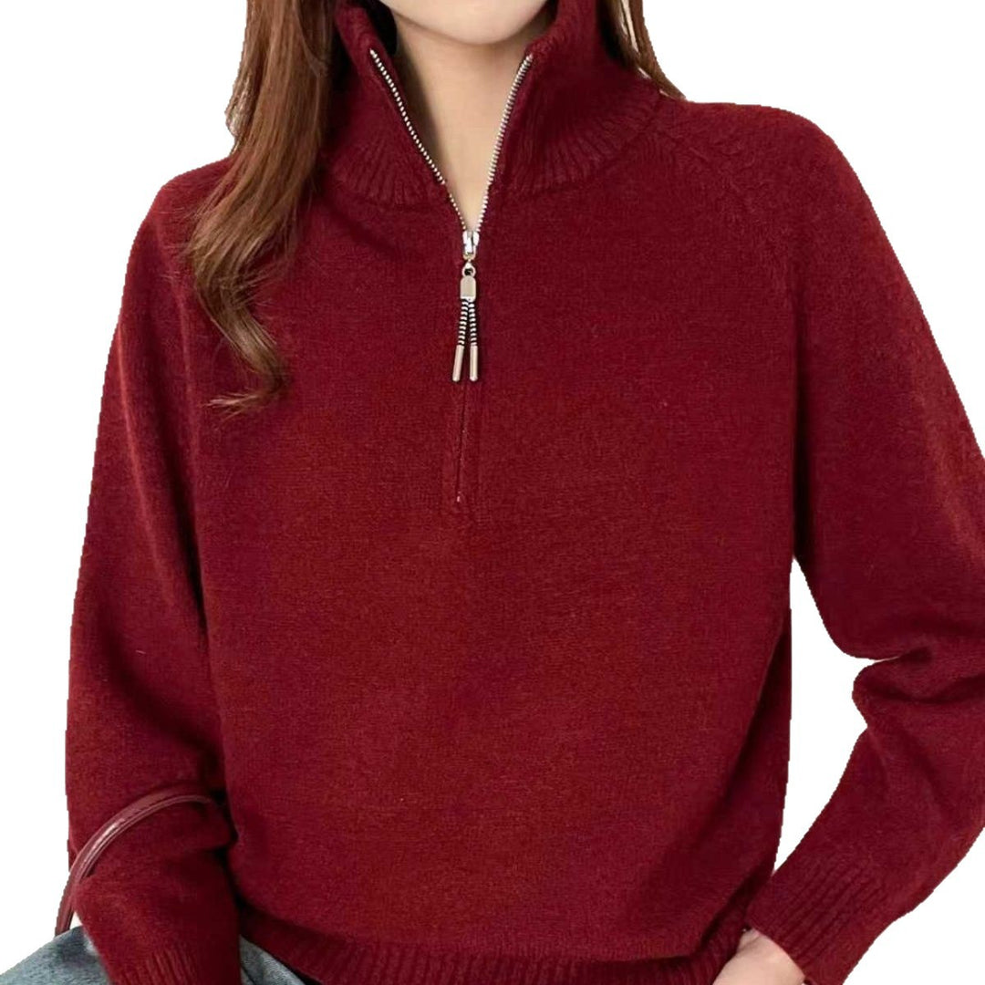 Damer Mysig Sweater med Hög Krage Mirla-Eva Jonsson