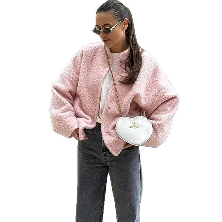 Damer Mysig Teddy-kappa med oversized snitt Mirla-Eva Jonsson