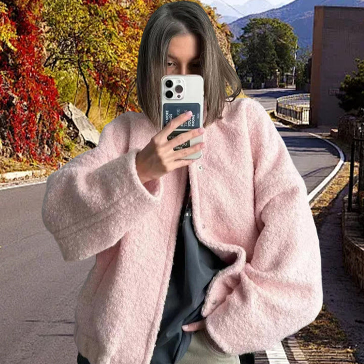 Damer Mysig Teddy-kappa med oversized snitt Mirla-Eva Jonsson