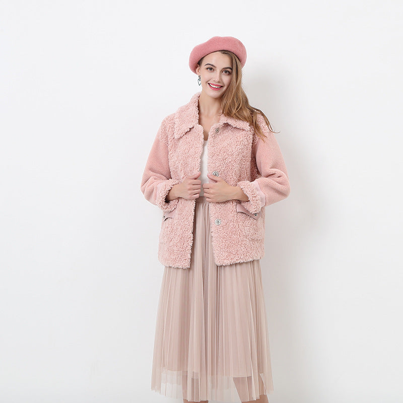 Damer Mysig Teddyjacka med avtagbart knytbälte Eva Jonsson-Eva Jonsson