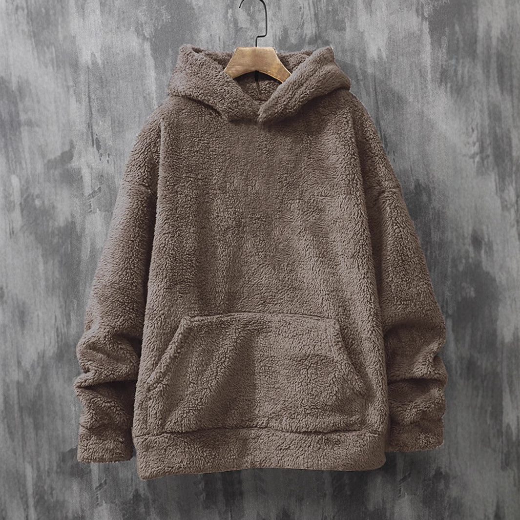 Damer Mysig fleece-tröja med huva och praktiska fickor Eva Jonsson-Eva Jonsson