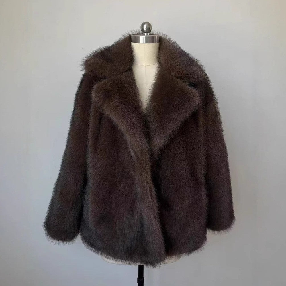 Damer Mysig oversized Pälsjacka Mirla-Eva Jonsson