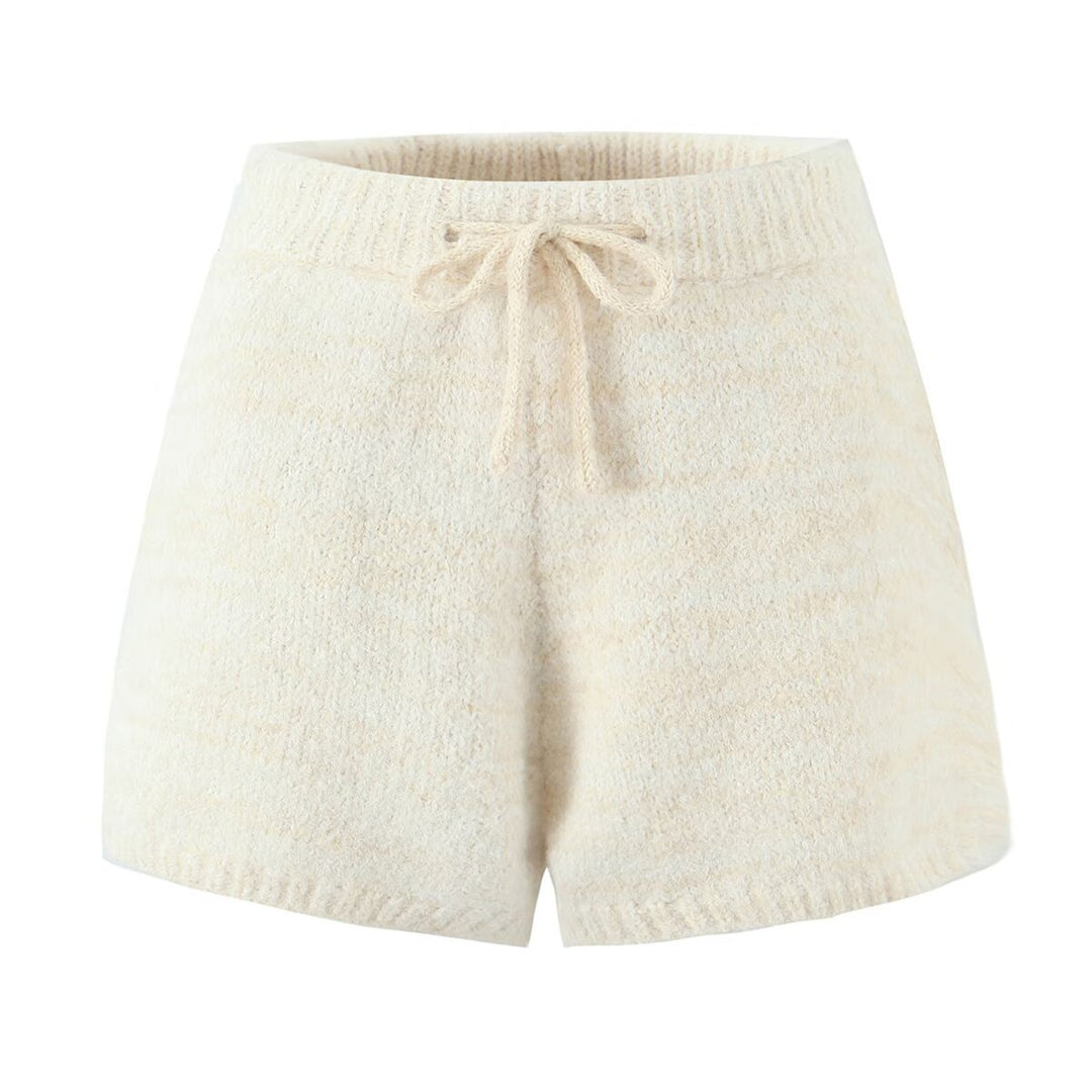 Damer Mysiga Shorts i mjukt stickat material Eva Jonsson-Eva Jonsson