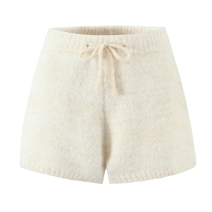 Damer Mysiga Shorts i mjukt stickat material Eva Jonsson-Eva Jonsson