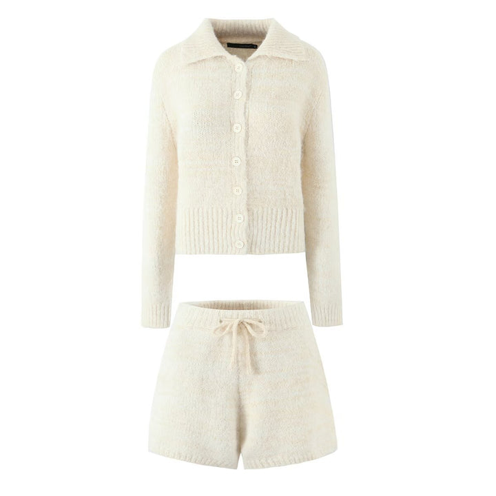 Damer Mysiga Shorts i mjukt stickat material Eva Jonsson-Eva Jonsson