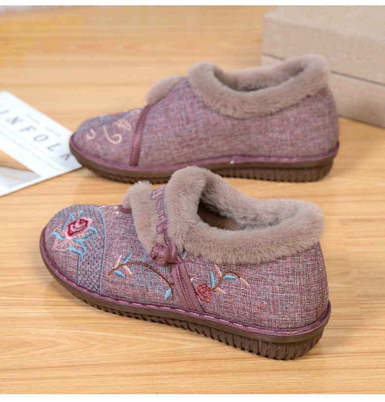 Damer Mysiga Tofflor med Blomsterbroderi Eva Jonsson-Eva Jonsson