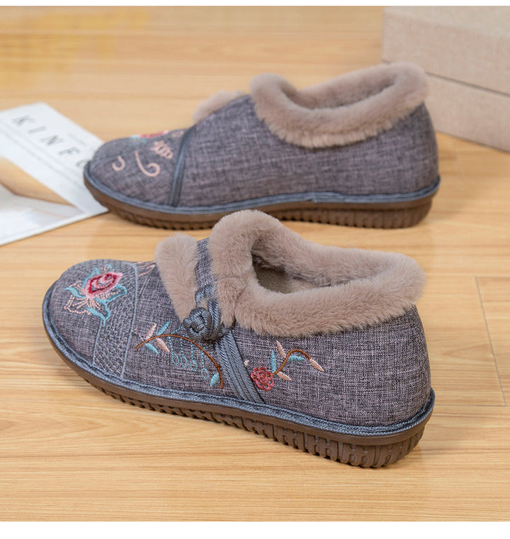 Damer Mysiga Tofflor med Blomsterbroderi Eva Jonsson-Eva Jonsson