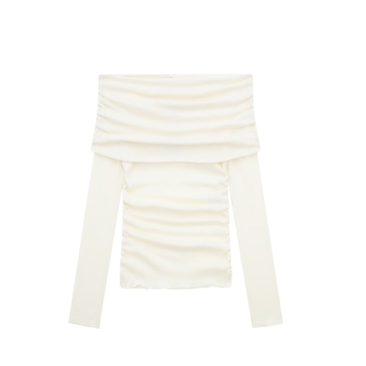 Damer Off-Shoulder Blus med Rynkning Eva Jonsson-Eva Jonsson
