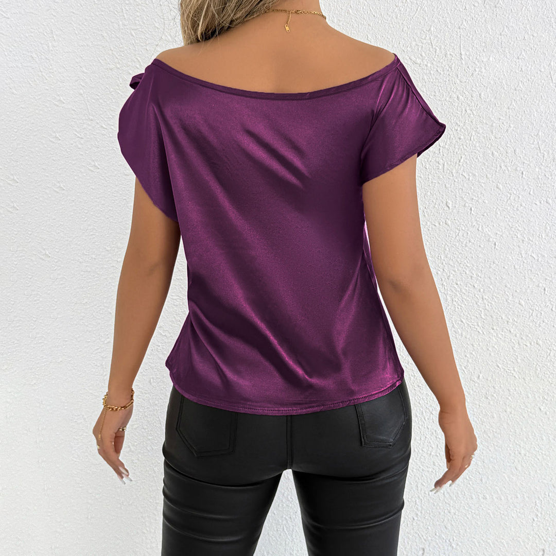 Damer Off-Shoulder Blus med Slipsärmar Mirla-Eva Jonsson
