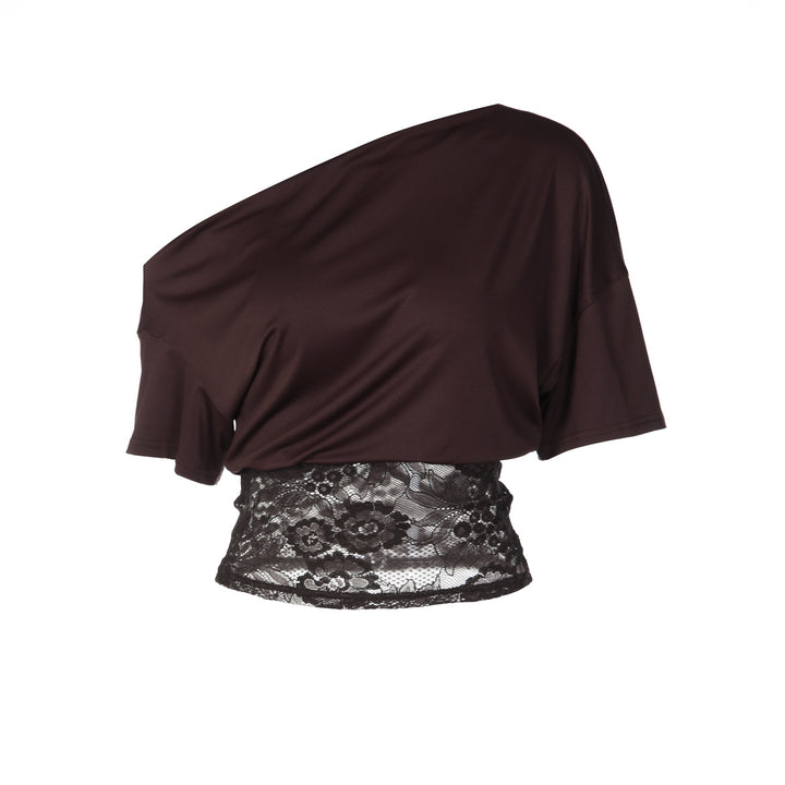 Damer Off-Shoulder Blus med spetskant Mirla-Eva Jonsson