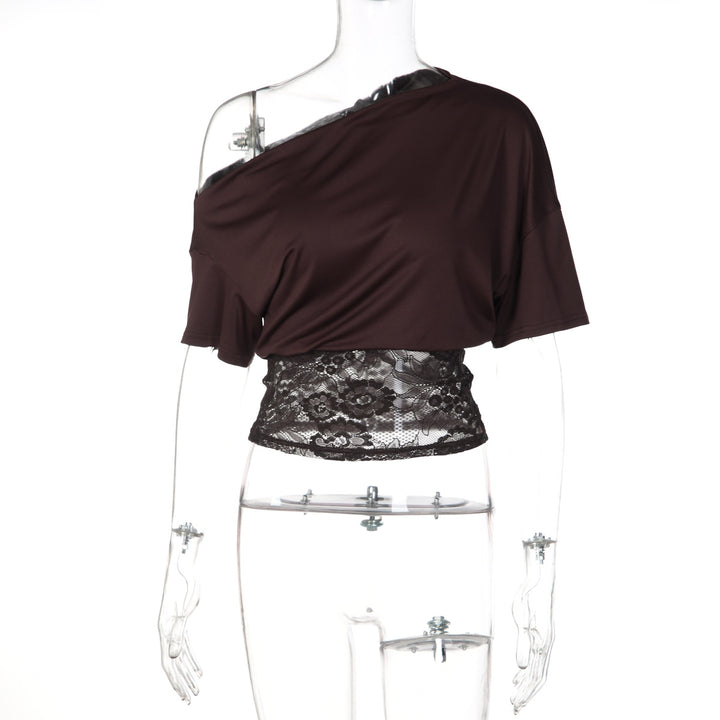 Damer Off-Shoulder Blus med spetskant Mirla-Eva Jonsson