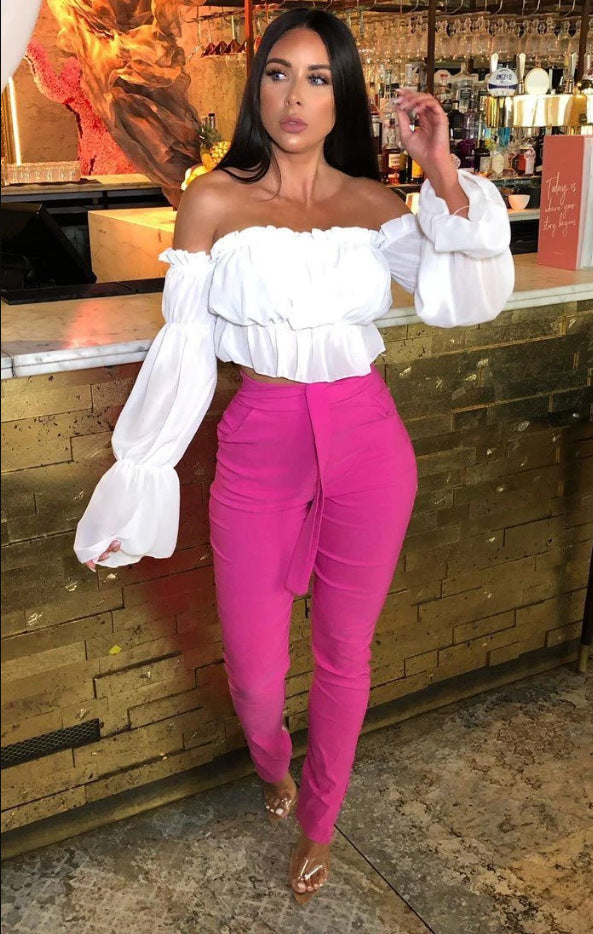 Damer Off-Shoulder Blus med voluminösa ärmar Eva Jonsson-Eva Jonsson