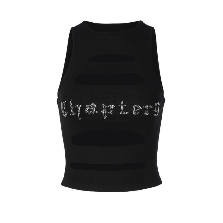 Damer Off-Shoulder Cut-Out Topp med Glittertryck Mirla-Eva Jonsson