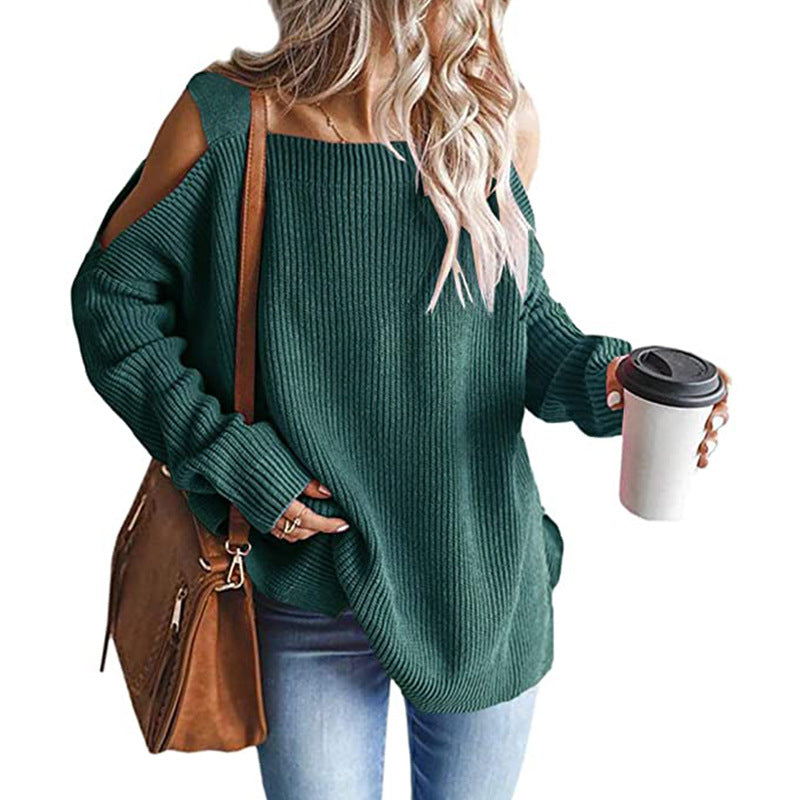 Damer Off-Shoulder Grovstickad Tröja Mirla-Eva Jonsson
