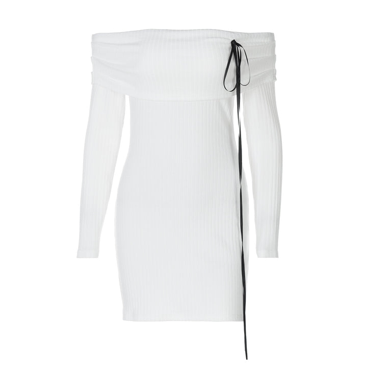 Damer Off-Shoulder Klänning med eleganta Remmar Eva Jonsson-Eva Jonsson