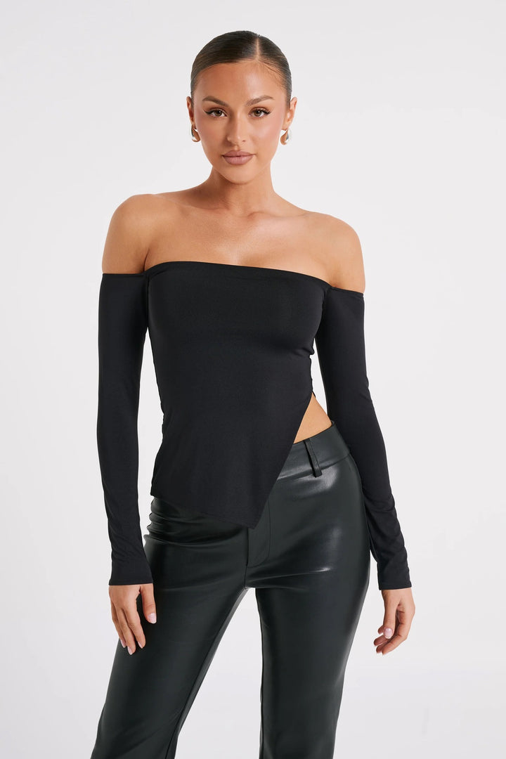 Damer Off-Shoulder Långärmad topp Eva Jonsson-Eva Jonsson