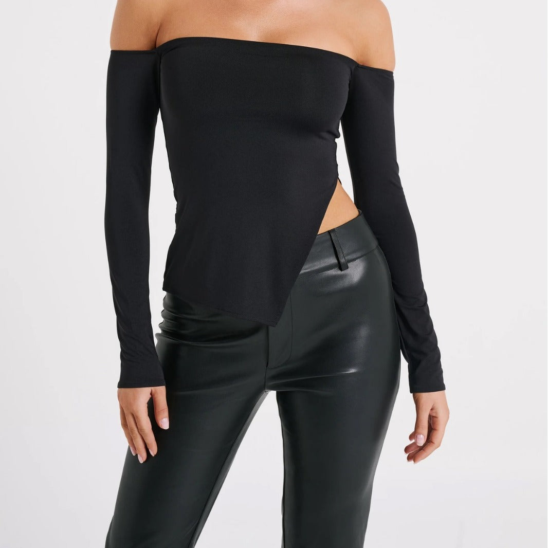 Damer Off-Shoulder Långärmad topp Eva Jonsson-Eva Jonsson