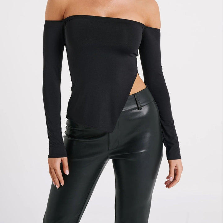 Damer Off-Shoulder Långärmad topp Eva Jonsson-Eva Jonsson