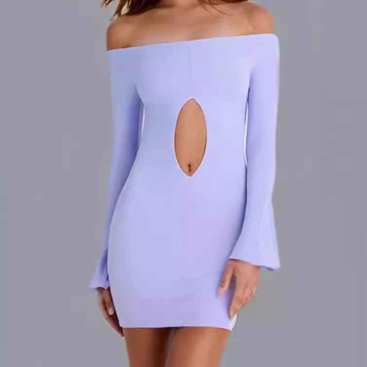 Damer Off-Shoulder Mini-Klänning med Cut-Out Mirla-Eva Jonsson