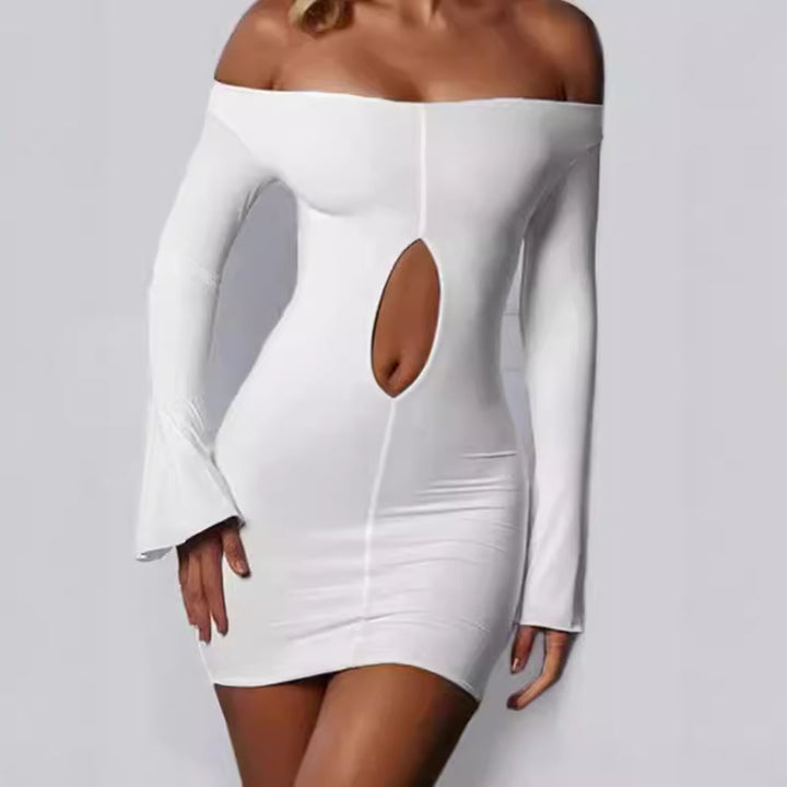 Damer Off-Shoulder Mini-Klänning med Cut-Out Mirla-Eva Jonsson