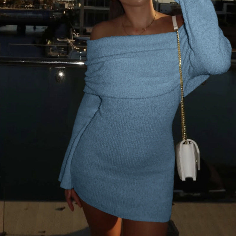 Damer Off-Shoulder Minikjol med elegant rynkeffekt Mirla-Eva Jonsson