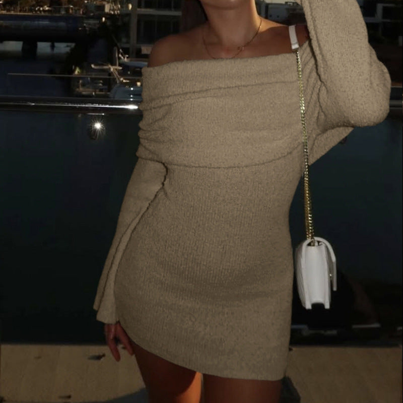 Damer Off-Shoulder Minikjol med elegant rynkeffekt Mirla-Eva Jonsson