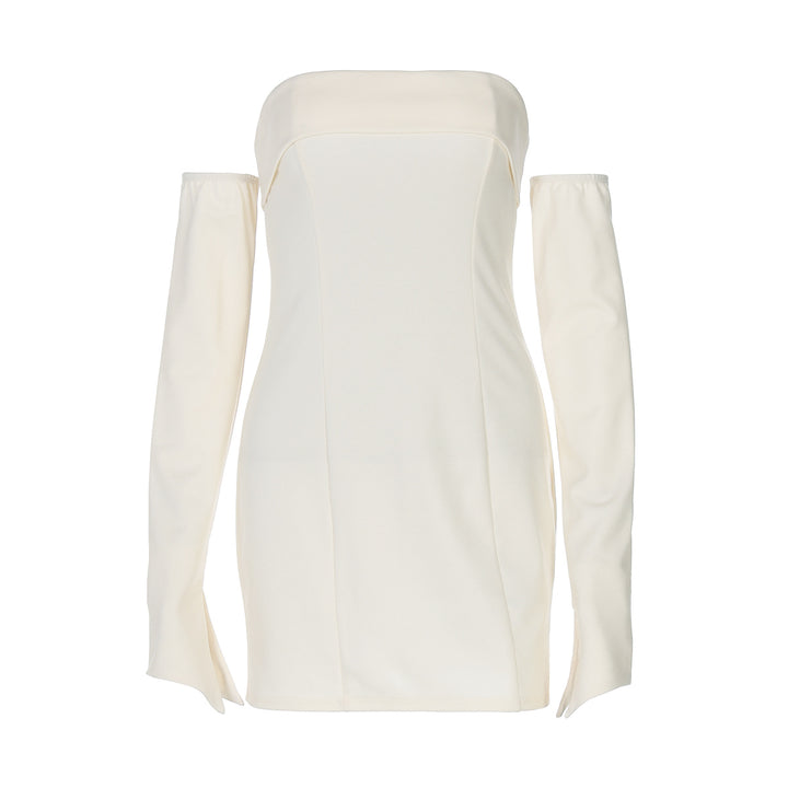 Damer Off-Shoulder Minikjol med långa ärmar och elegant snitt Eva Jonsson-Eva Jonsson
