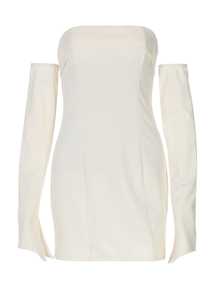 Damer Off-Shoulder Minikjol med långa ärmar och elegant snitt Eva Jonsson-Eva Jonsson