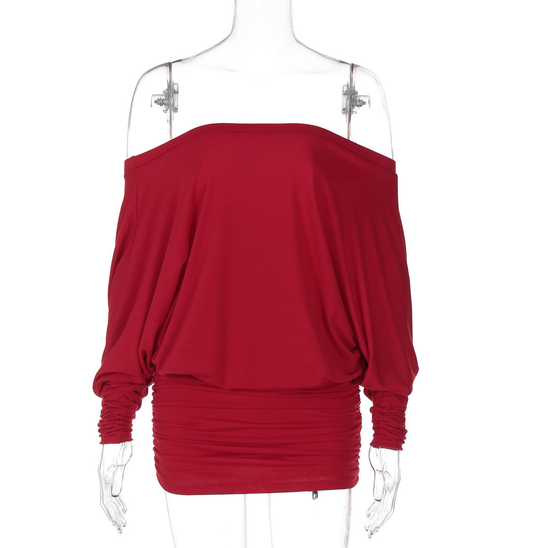 Damer Off-Shoulder Miniklänning med avslappnad passform och mjukt material Mirla-Eva Jonsson
