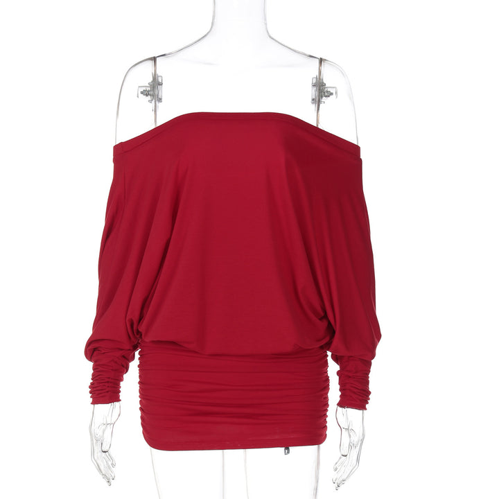 Damer Off-Shoulder Miniklänning med avslappnad passform och mjukt material Mirla-Eva Jonsson