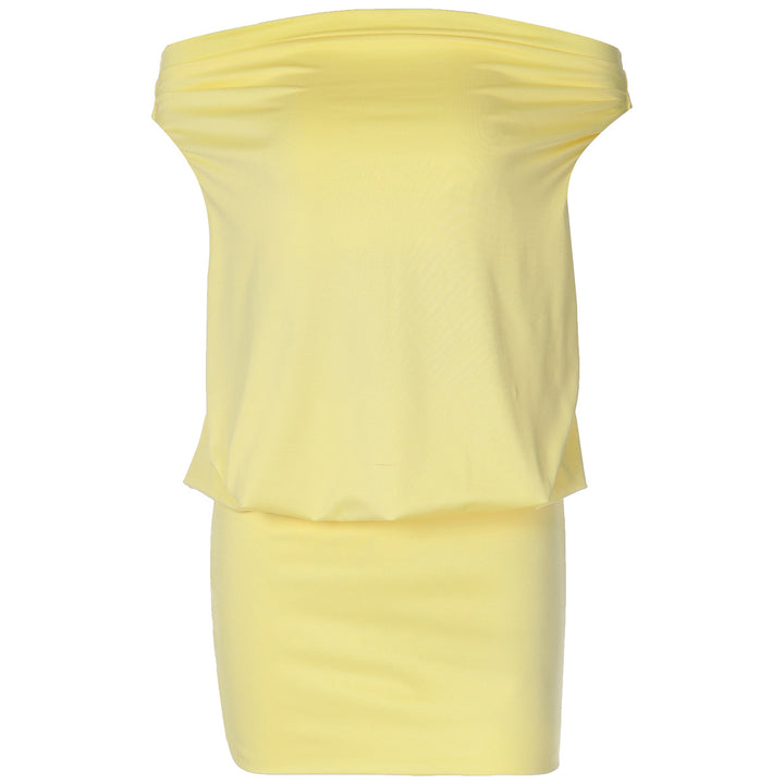 Damer Off-Shoulder Miniklänning med flödande design Mirla-Eva Jonsson