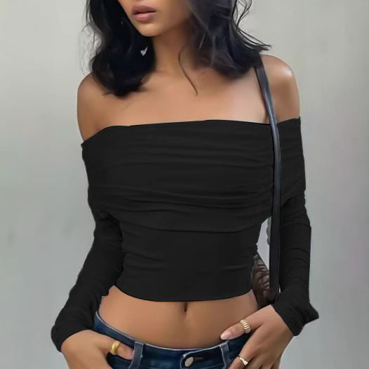 Damer Off-Shoulder Överdel med rynkade detaljer Mirla-Eva Jonsson