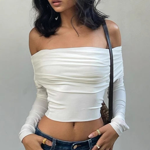 Damer Off-Shoulder Överdel med rynkade detaljer Mirla-Eva Jonsson
