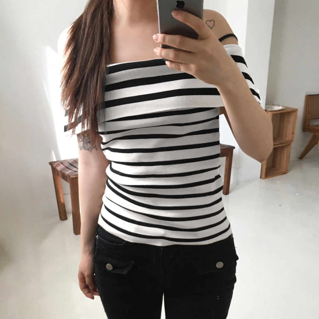 Damer Off-Shoulder Randig topp Mirla-Eva Jonsson