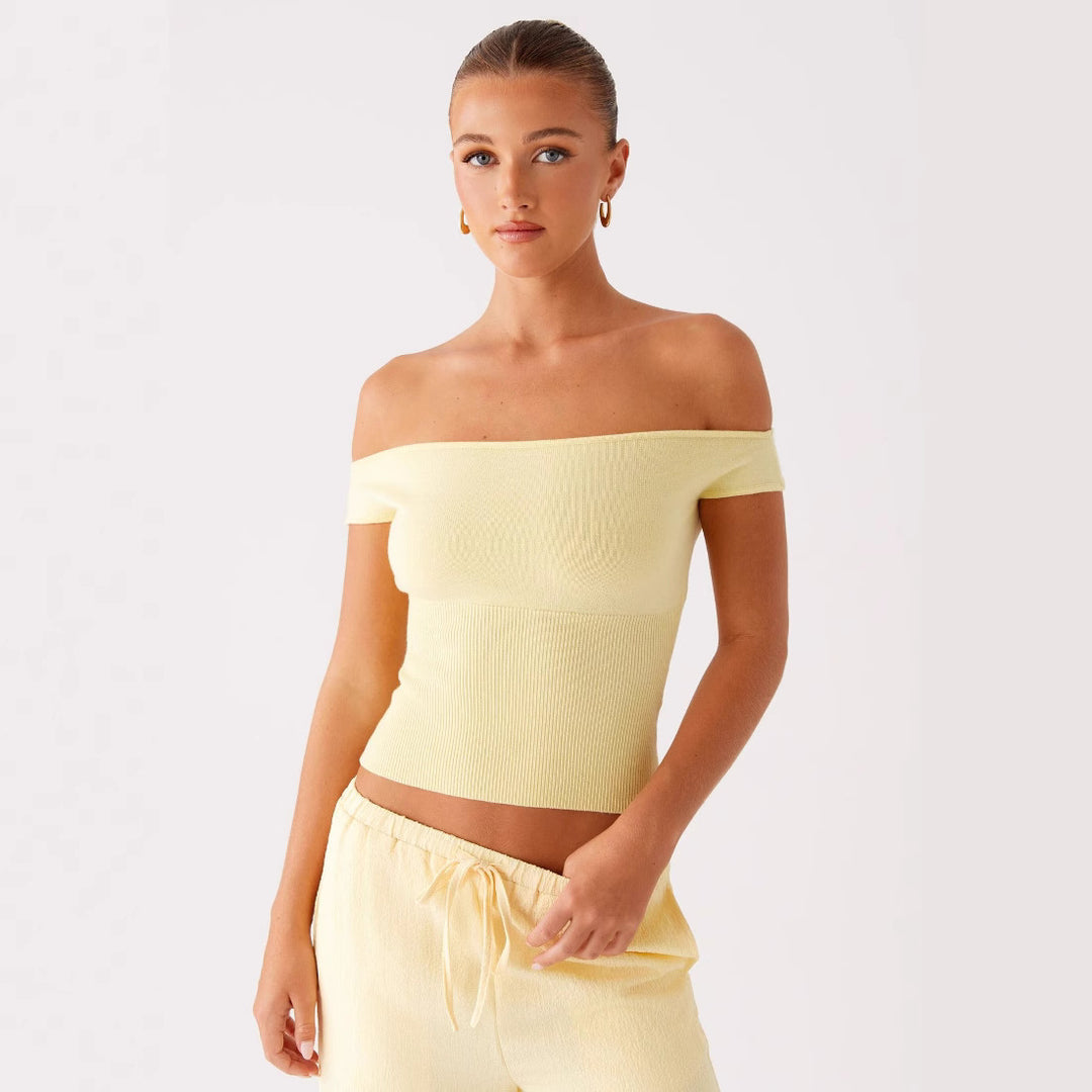Damer Off-Shoulder Ribbtopp Mirla-Eva Jonsson