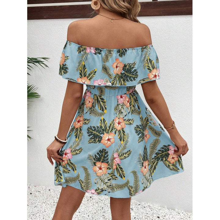Damer Off-Shoulder Sommardress med blommönster Mirla-Eva Jonsson