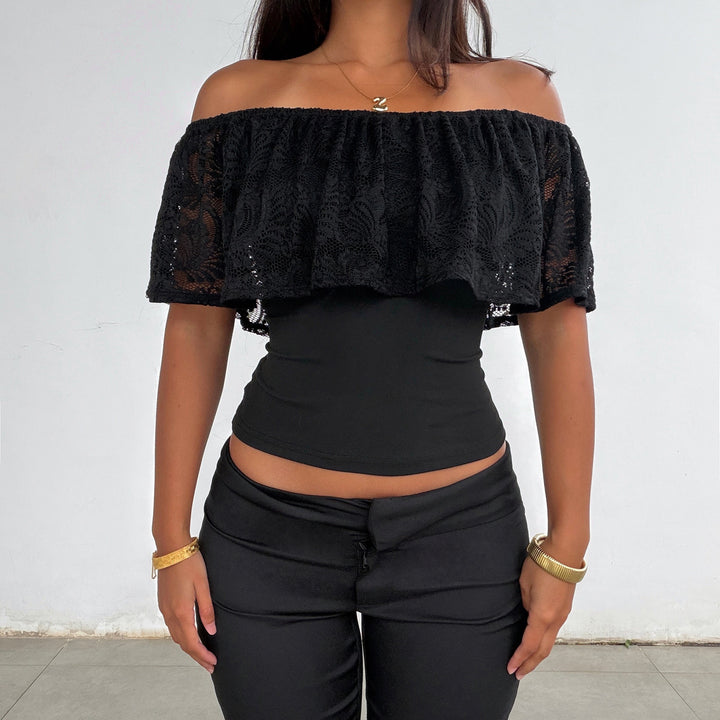 Damer Off-Shoulder Spets Topp Mirla-Eva Jonsson