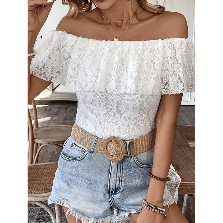 Damer Off-Shoulder Spetsblus Mirla-Eva Jonsson