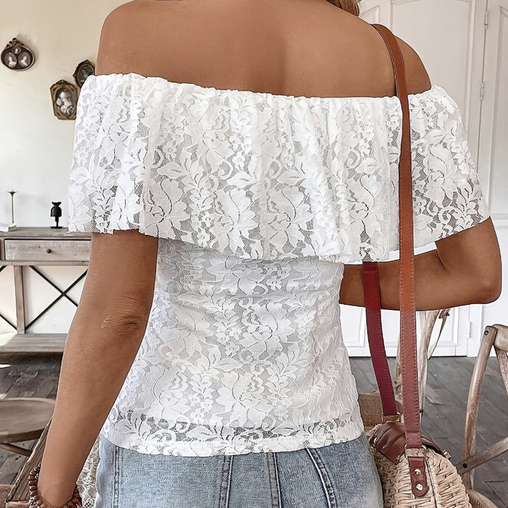 Damer Off-Shoulder Spetsblus Mirla-Eva Jonsson