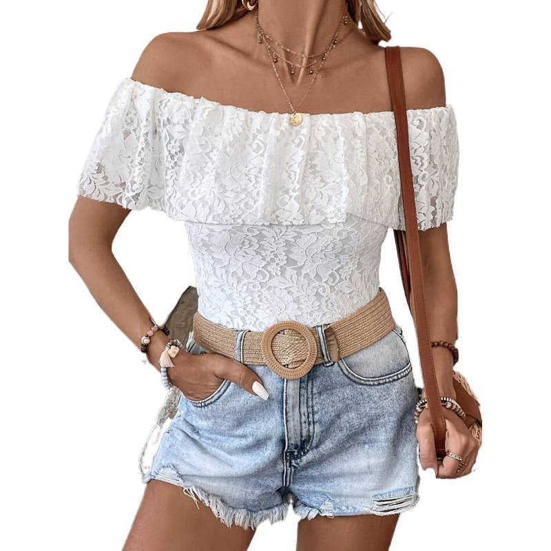 Damer Off-Shoulder Spetsblus Mirla-Eva Jonsson