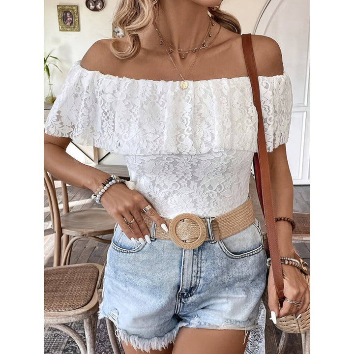Damer Off-Shoulder Spetsblus Mirla-Eva Jonsson